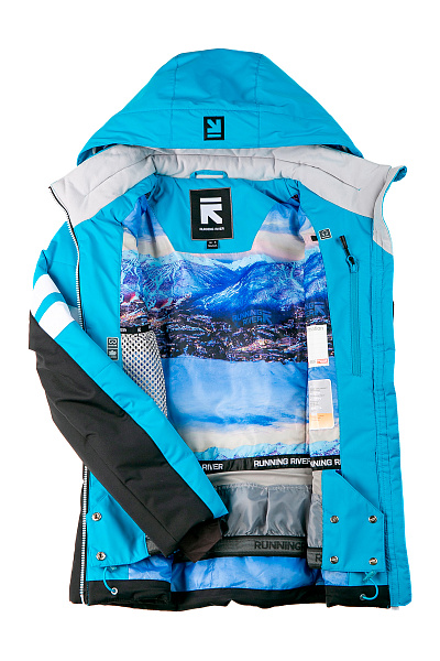 Женская горнолыжная Куртка Running River Голубой, 8278134