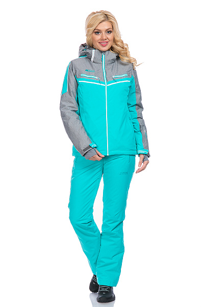 Женский горнолыжный Костюм High Experience Бирюзовый, 6980308K1