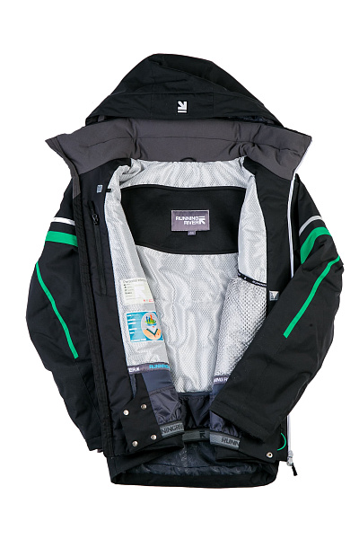 Мужская горнолыжная Куртка Running River Черный, 82782