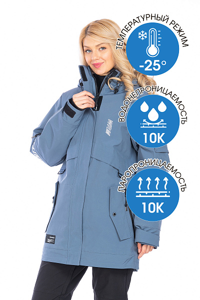 Куртка WHS Серо-синий, 8783422