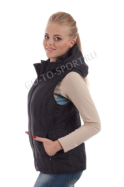 Женский горнолыжный Жилет High Experience Черный, 69803