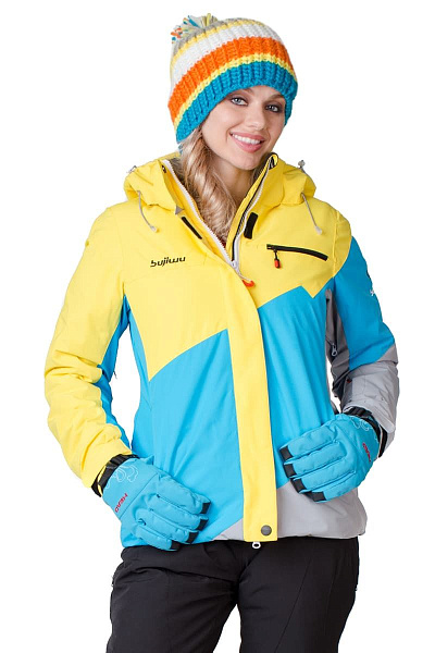 Женская горнолыжная Куртка Bujiwu Желтый, 66871