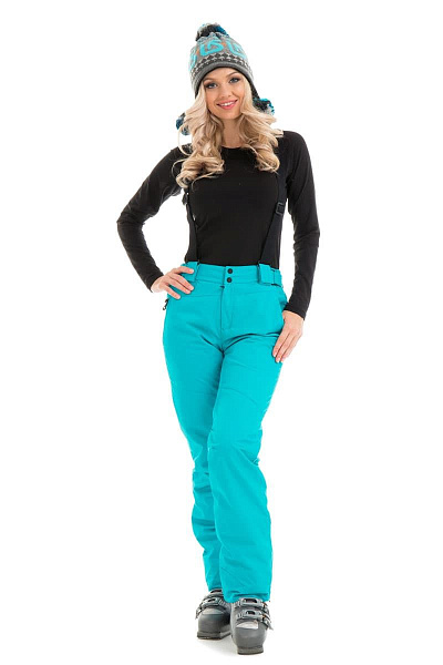 Женские горнолыжные Штаны WHS Бирюзовый, 878397