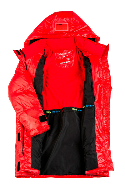 Детский зимний Пуховик WHS Красный, 8783298