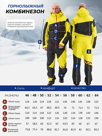 Комбинезон Lafor Желтый, 7670159