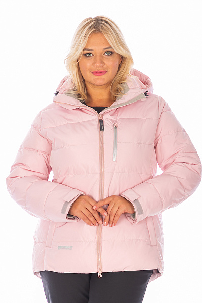 Женский зимний Пуховик Lafor Розовый, 76702