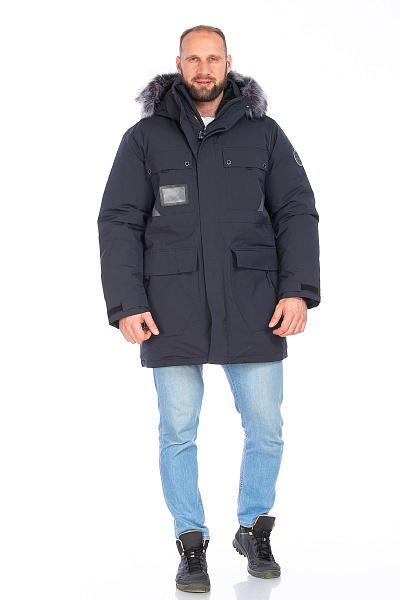 Парка WHS Темно-серый, 8783419