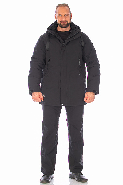 Мужская зимняя Парка WHS Черный, 8783357