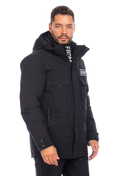 Мужская зимняя Парка WHS Черный, 8783355