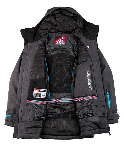 Мужская горнолыжная Куртка WHS Серый, 8783154