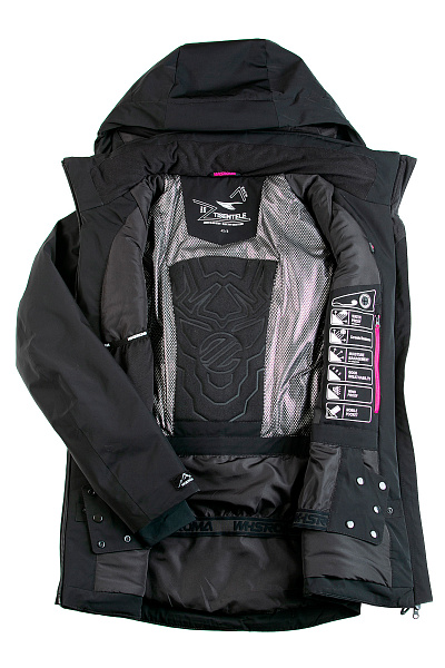 Женская горнолыжная Куртка WHS Черный, 8783342