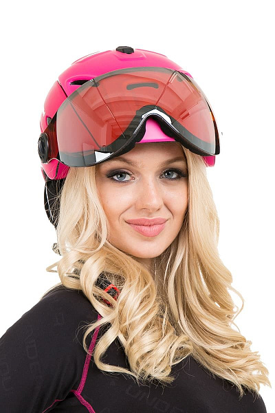 Горнолыжный шлем Moon Малиновый, 77791