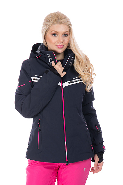 Женская горнолыжная Куртка WHS Темно-синий, 8783241
