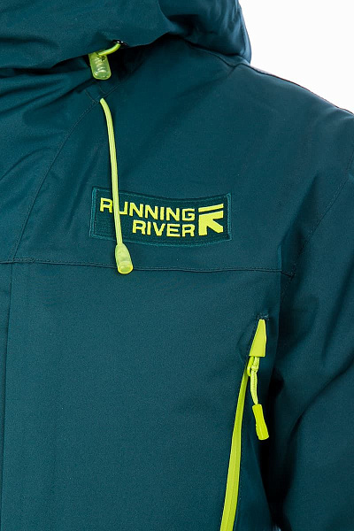 Мужская горнолыжная Куртка Running River Зеленый, 827833