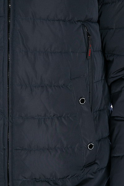 Мужской зимний Пуховик Lafor Темно-синий, 767030