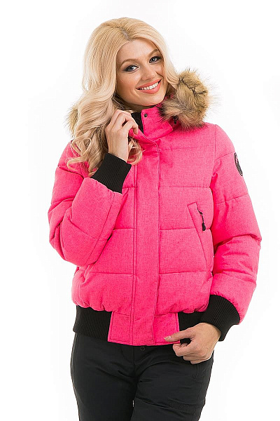 Женский зимний Пуховик WHS Розовый, 878371