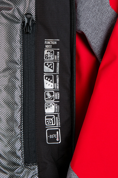 Мужская горнолыжная Куртка WHS Красный, 8783216