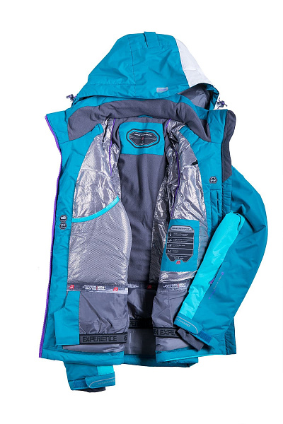 Женская горнолыжная Куртка High Experience Бирюзовый, 6980283