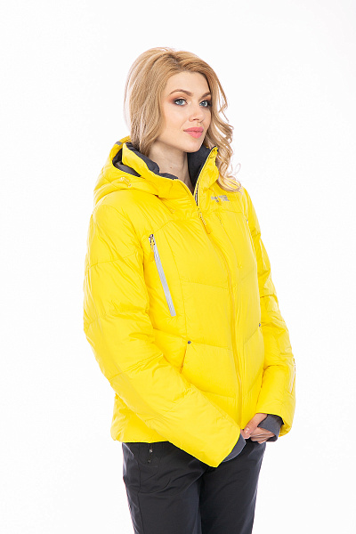 Женский горнолыжный Пуховик Running River Желтый, 8278110