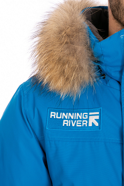 Мужская зимняя Парка Running River Голубой, 827886