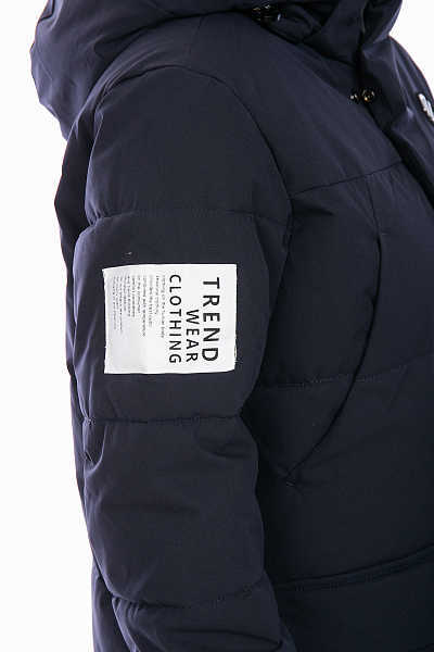 Женский зимний Пуховик WHS Темно-синий, 8783313