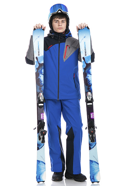 Детская горнолыжная Куртка WHS Синий, 8783282