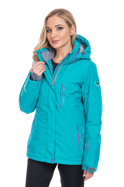 Женская горнолыжная Куртка High Experience Бирюзовый, 6980372