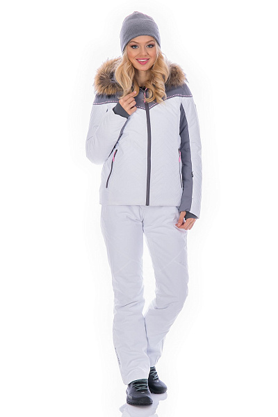 Женский горнолыжный Костюм High Experience Белый, 6980260K3