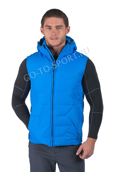 Мужской горнолыжный Жилет High Experience Голубой, 6980114