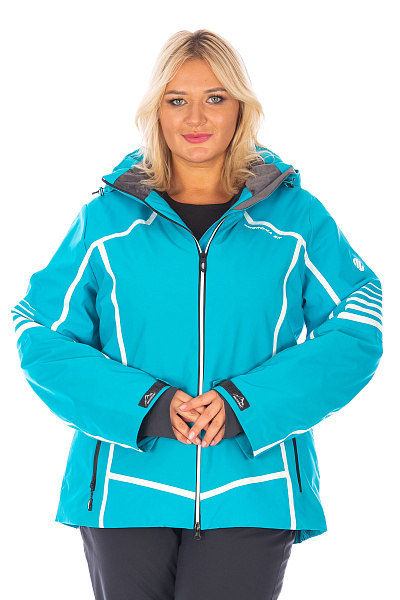 Женская горнолыжная Куртка WHS Бирюзовый, 8783359