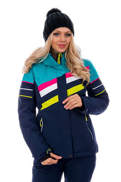 Женская горнолыжная Куртка High Experience Бирюзовый, 6980278