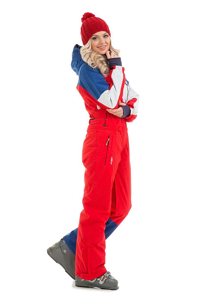 Женский горнолыжный Комбинезон Snow Headquarter Красный, 83819