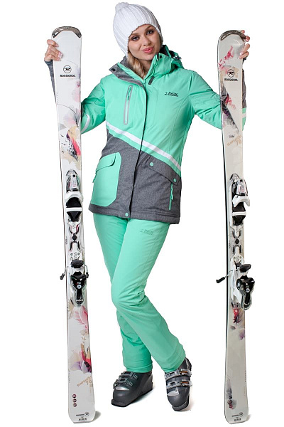 Женский горнолыжный Костюм High Experience Мятный, 6980158K2