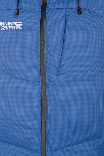 Мужской горнолыжный Пуховик Running River Темно-синий, 8278118