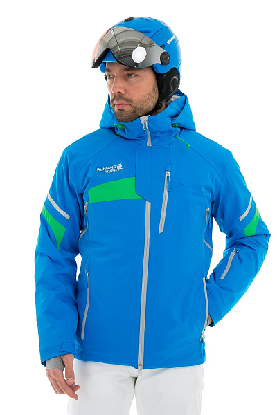 Мужская горнолыжная Куртка Running River Голубой, 82782