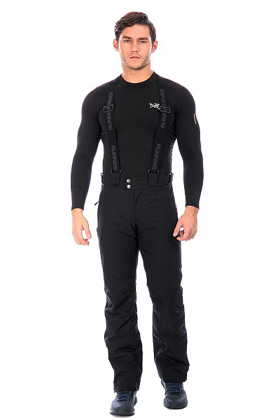 Мужские горнолыжные Штаны Running River Черный, 827832