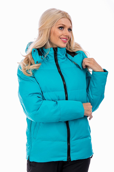 Женский зимний Пуховик WHS Голубой, 8783129