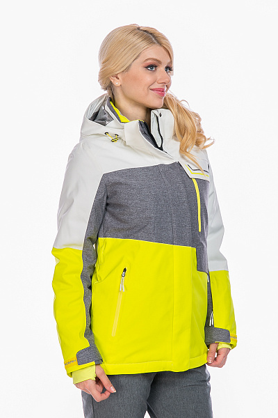 Женская горнолыжная Куртка WHS Белый, 8783249