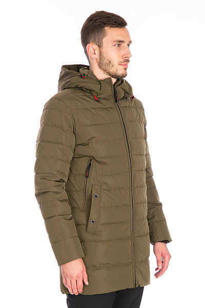Мужской зимний Пуховик Lafor Хаки, 76708