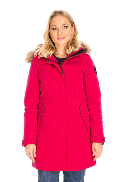 Женская зимняя Парка Lafor Малиновый, 767036