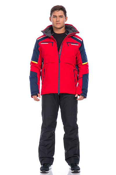 Мужская горнолыжная Куртка Running River Красный, 827879