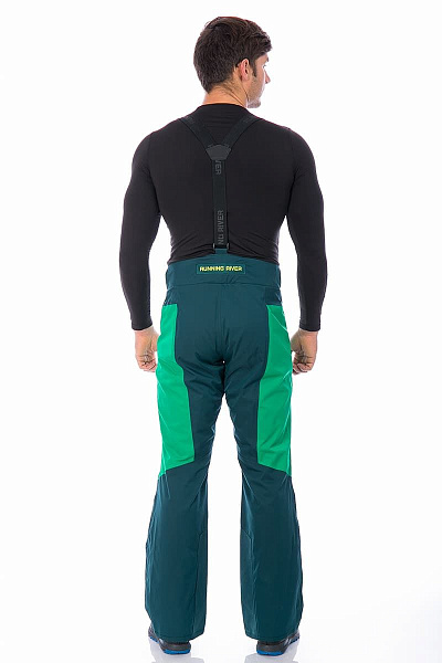 Мужские горнолыжные Штаны Running River Зеленый, 827835