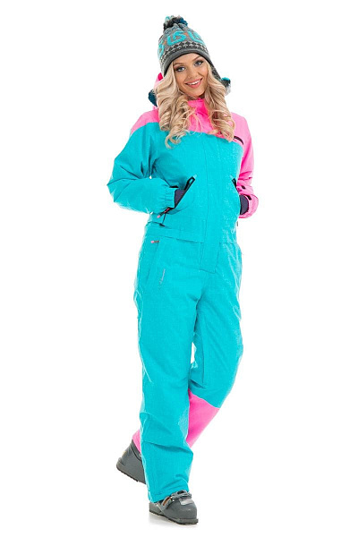 Женский горнолыжный Комбинезон Snow Headquarter Мятный, 83818