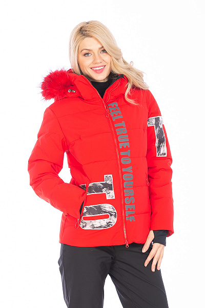 Пуховик Tisentele Красный, 847615
