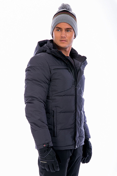 Мужской зимний Пуховик WHS Серый, 8783131