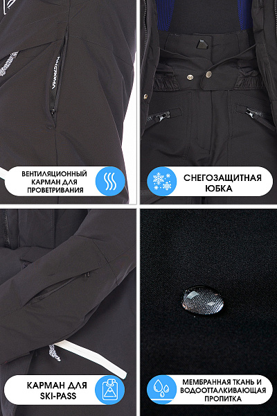 Куртка WHS Черный, 8783409