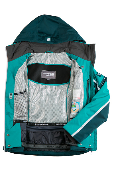 Женская горнолыжная Куртка Running River Зеленый, 827888