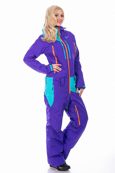 Женский горнолыжный Комбинезон Snow Headquarter Фиолетовый, 838116