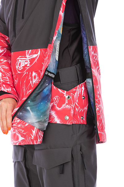 Женская горнолыжная Куртка Running River Серый, 8278129