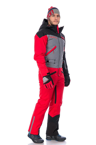 Мужской горнолыжный Комбинезон High Experience Красный, 6980301